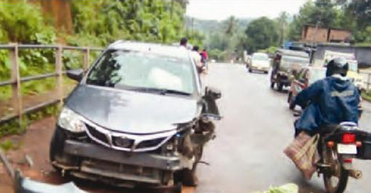 accident in sullia